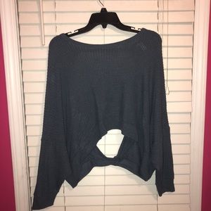Open back sweater from Petal boutique, size small